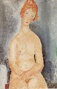 Amedeo Modigliani Seated Nude oil painting on canvas
